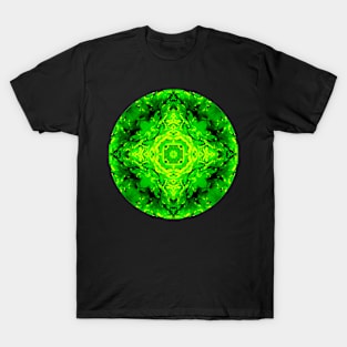 Leafy Circle Design T-Shirt